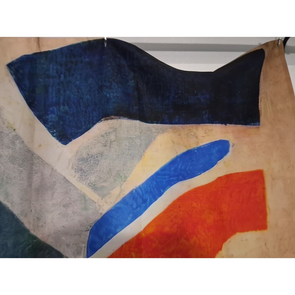 Multicolor Abstract Shower Curtain - Picture 2 of 2